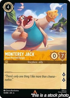 Monterey Jack - Good-Hearted Ranger [6 - 13/204]Lorcana TCGNM