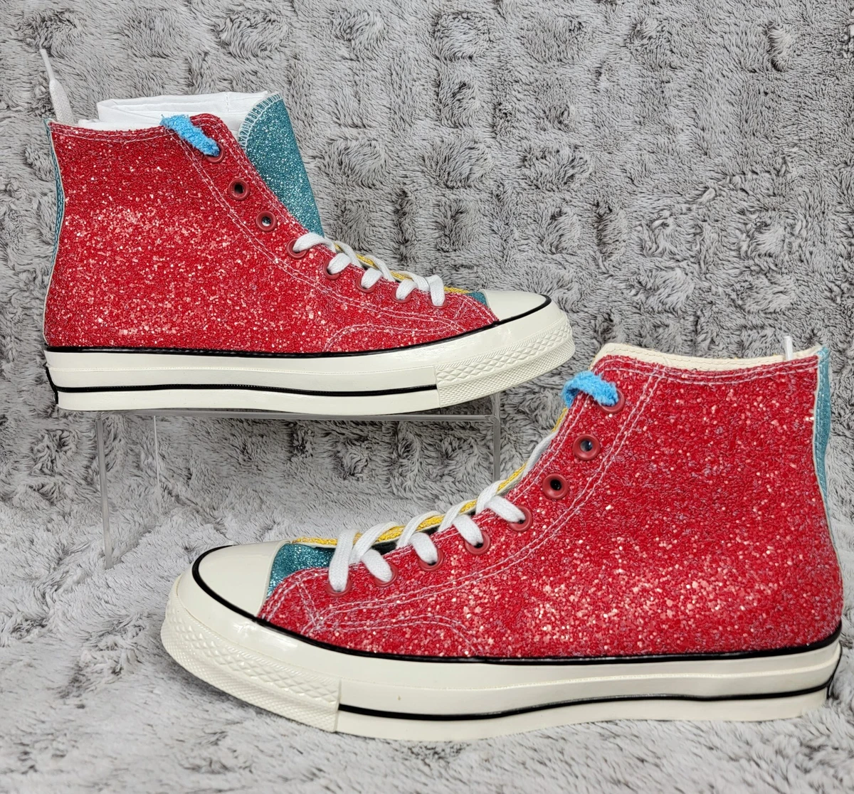 Jw anderson deals glitter converse