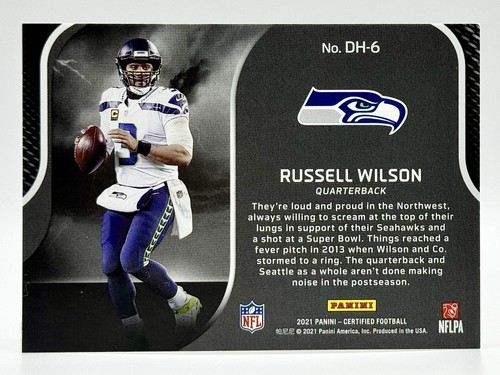 2021 Certified Dark Horses Russell Wilson Seattle Seahawks - Picture 2 of 2