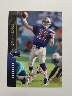 DREW BLEDSOE 1994 UPPER DECK FOOTBALL CARD # 168 E6447