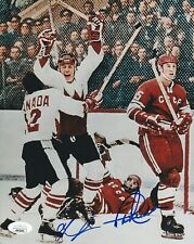 PAUL HENDERSON VLADISLAV TRETIAK SIGNED TEAM CANADA 72 8X10 JSA AUTHENTICATED PAUL HENDERSON VLADISLAV TRETIAK SIGNED TEAM CANADA 72 8X10 JSA AUTHENTICATED