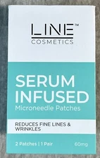 Line Cosmetics Serum Infused Microneedle Patches 11 pair -22 Patches Total- 60mg