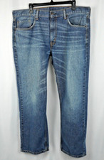 Levi's 559 Blue Jeans 38x30 Relaxed Straight Fit Denim Dark Wash 100 Cotton