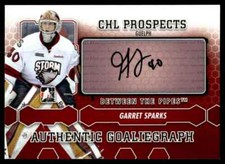 2012-13 ITG Between the Pipes Goaliegraphs Garret Sparks Auto Guelph Storm