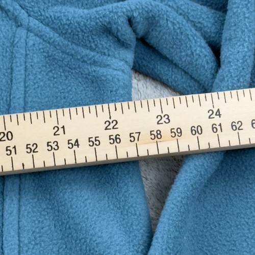 New Balance Polyester Full-Zip Fleece Hoodie Mens Medium Teal Long Sleeve $65 - Picture 7 of 8