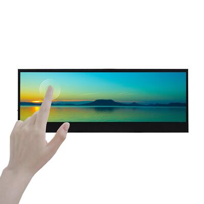 14'' 3840X1100  4k IPS Capacitive Touch LCD Monitor HD Input Port