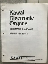 Kawai Organ Schematic E120, E260 M260 , E360 M460 , E350, E37C/E44C, E90W, KE65