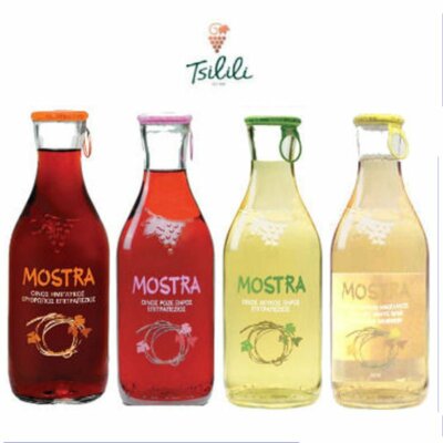 Tsilili Mostra Probierset 4x 500ml Karaffe mit easy open cap