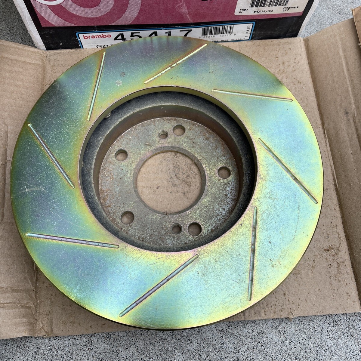 300ZX 90-96 BREMBO FRONT SLOTTED ROTORS + AXXIS REAR PADS!! RARE