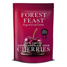 Forest Feast - 60% Cocoa Dark Chocolate Sour Cherries 120g – Pack of 3