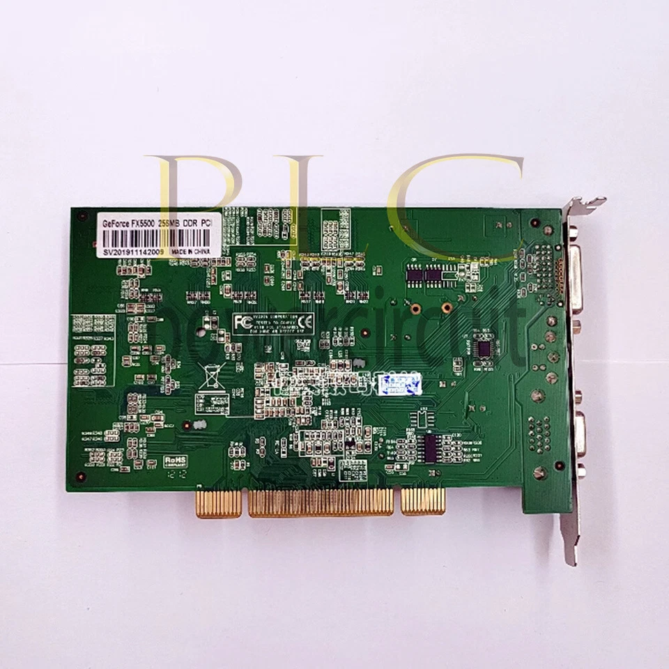 1 FX5500 independent 256M 128-bit DVI+VGA dual-screen multi-screen graphics card - Image 4 of 4