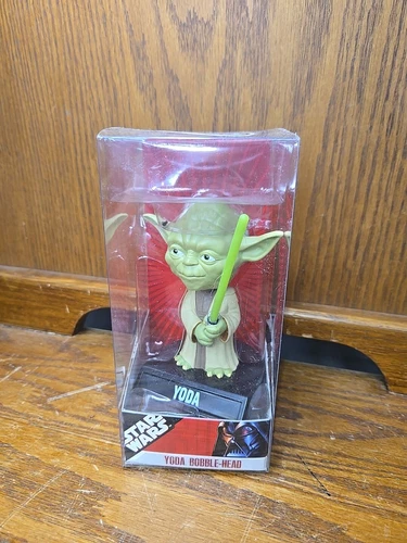 Funko 2007 Wacky Wobbler Star Wars Yoda Bobble-Head Series 1 Retired Toy Box 31