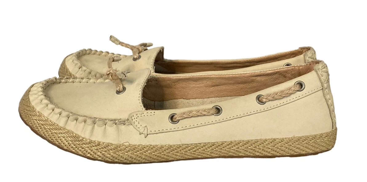 UGG Suzette Shoe Womens Loafers Cream Size 9.5 eBay