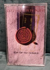 Whitesnake Slip of the Tongue Cassette 1989 Geffen Records 80s Heavy Metal Promo