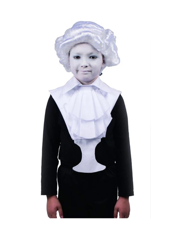 Estatua Flotante Cabeza Niño Disfraz Niños Peluca y Dickie Halloween Casa Embrujada Foto 2 de 2