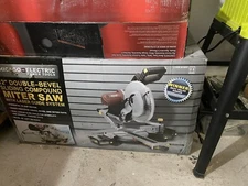 CHICAGO ELECTRIC 12 In. Dual-Bevel Sliding Compound Miter Saw With Laser Guide 