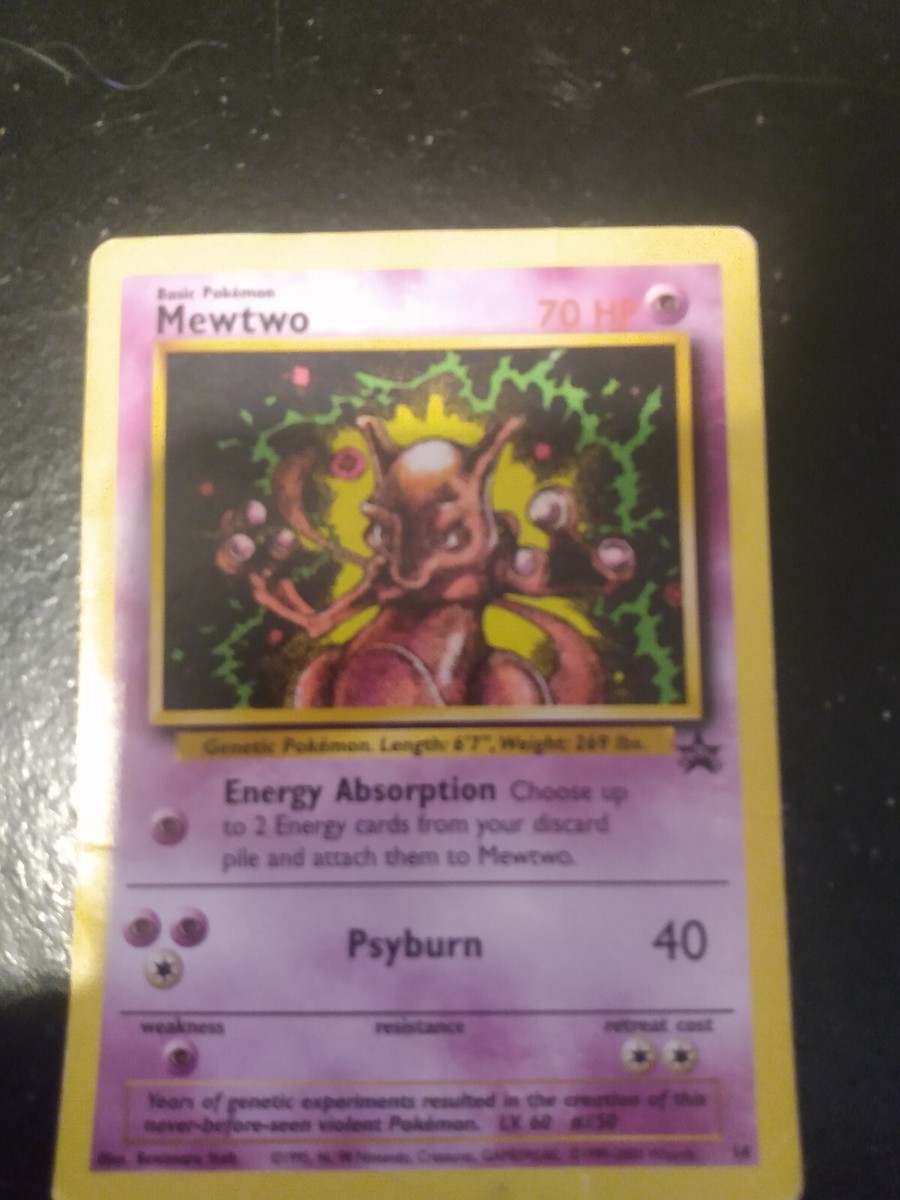 mewtwo black star promo 1999 pokemon card | eBay