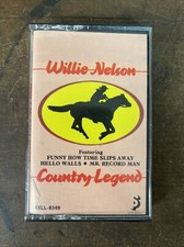 1983 Willie Nelson Country Legend Liberty Records Cassette Tape
