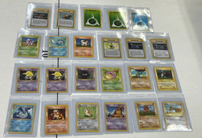 1999 Pokemon Base Set 1st Edition NM NEAR MINT Non-Holo Lot (23