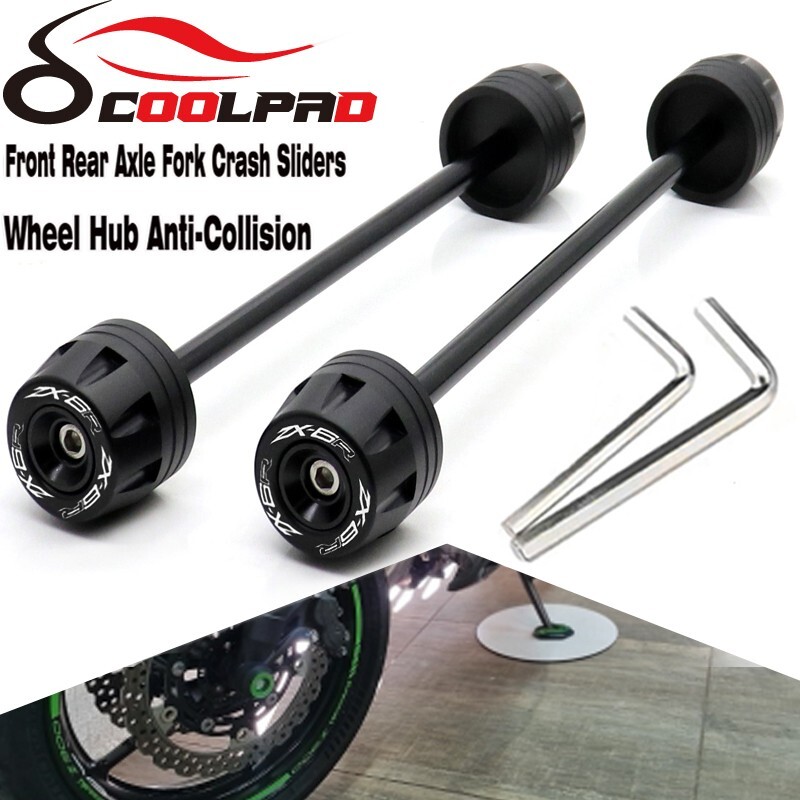 Front Rear Wheel Fork Slider Protector For Kawasaki ZX-6R Ninja