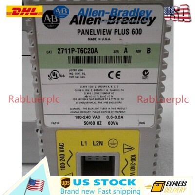 Allen Bradley 2711P-T6C20A Panelview Plus 600 Rev B 2711pT6c20a NEW