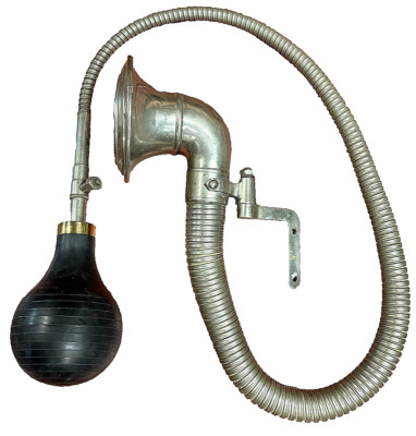 EARLY ROLLS ROYCE BRASS BULB HORN - BOA CONSTRICTOR - CICCA