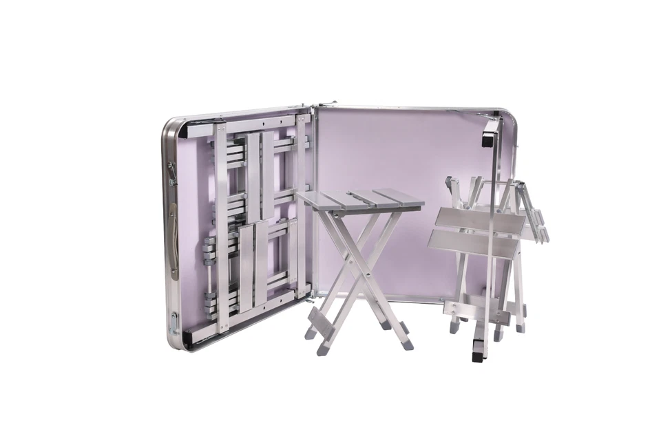 Alu Camping Hocker Stuhl klappbar stabil leicht - Bild 4 von 4