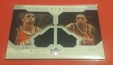 2003 UD Finite Theo Ratliff/Shareef Abdur Rahim Dual Jersey - Atlanta Hawks