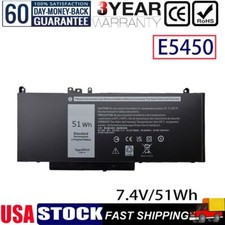 Battery for Dell Latitude E5450 E5550 Notebook 15.6" WYJC2 8V5GX G5M10 7.4V 51Wh