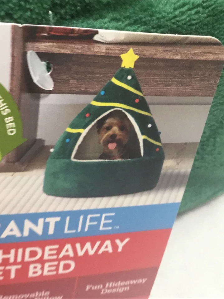 Vibrant Life Soft and Cozy Hideaway Chr Tree Pet Bed Size Small (Up To 20 lbs) - Image 4 of 4