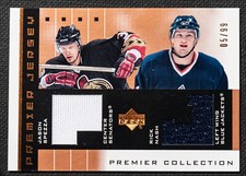 2002 Premier Collection Dual Jerseys Bronze Rick Nash Jason Spezza 5/99 RC