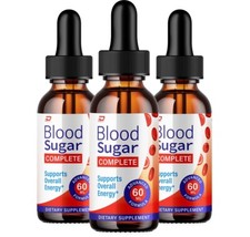 (3 Pack) Blood Sugar Complete Drops Healthy Formula-Extra Strength BloodSugar