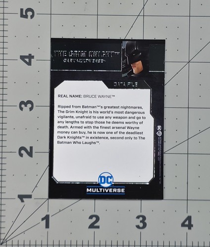 McFarlane DC Batman The Grim Knight Collector Edition Character Trading Card - Picture 2 of 2