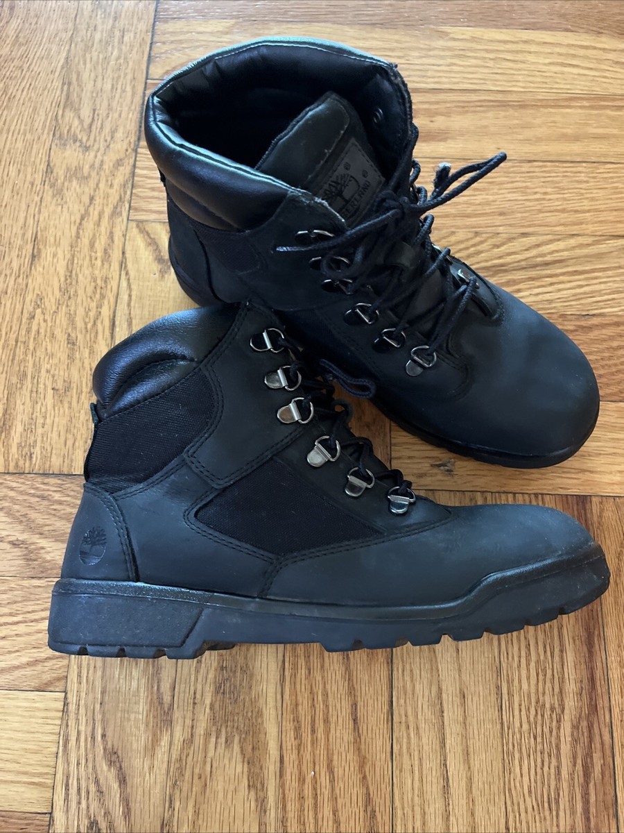 TIMBERLAND FIELD BOOT BLACK NUBUCK | eBay