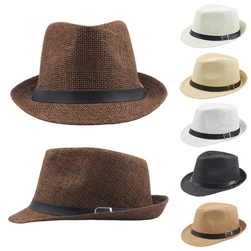 Adult Bowler Hats Sun Straw Hat Men's 