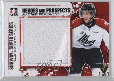 2011-12 ITG Heroes and Prospects 1/1 Matthew Bissonnette #SSM-01 0s5