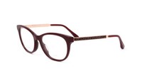 Jimmy Choo JC202 Burgundy 52/17/145 Damen Brillen