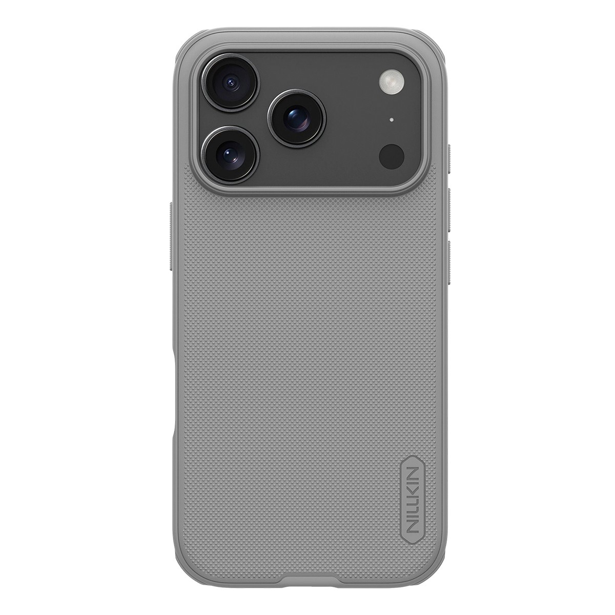Coque iPhone 17 Pro haut de gamme Nillkin Super Frosted Pro gris mat