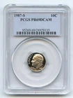 1987-S Roosevelt Dime Proof — photo from another recent sale
