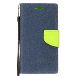 GSA DenimFlip Wallet for Alcatel 7 Folio, 6062, T-Mobile REVVL 2 Plus, Green