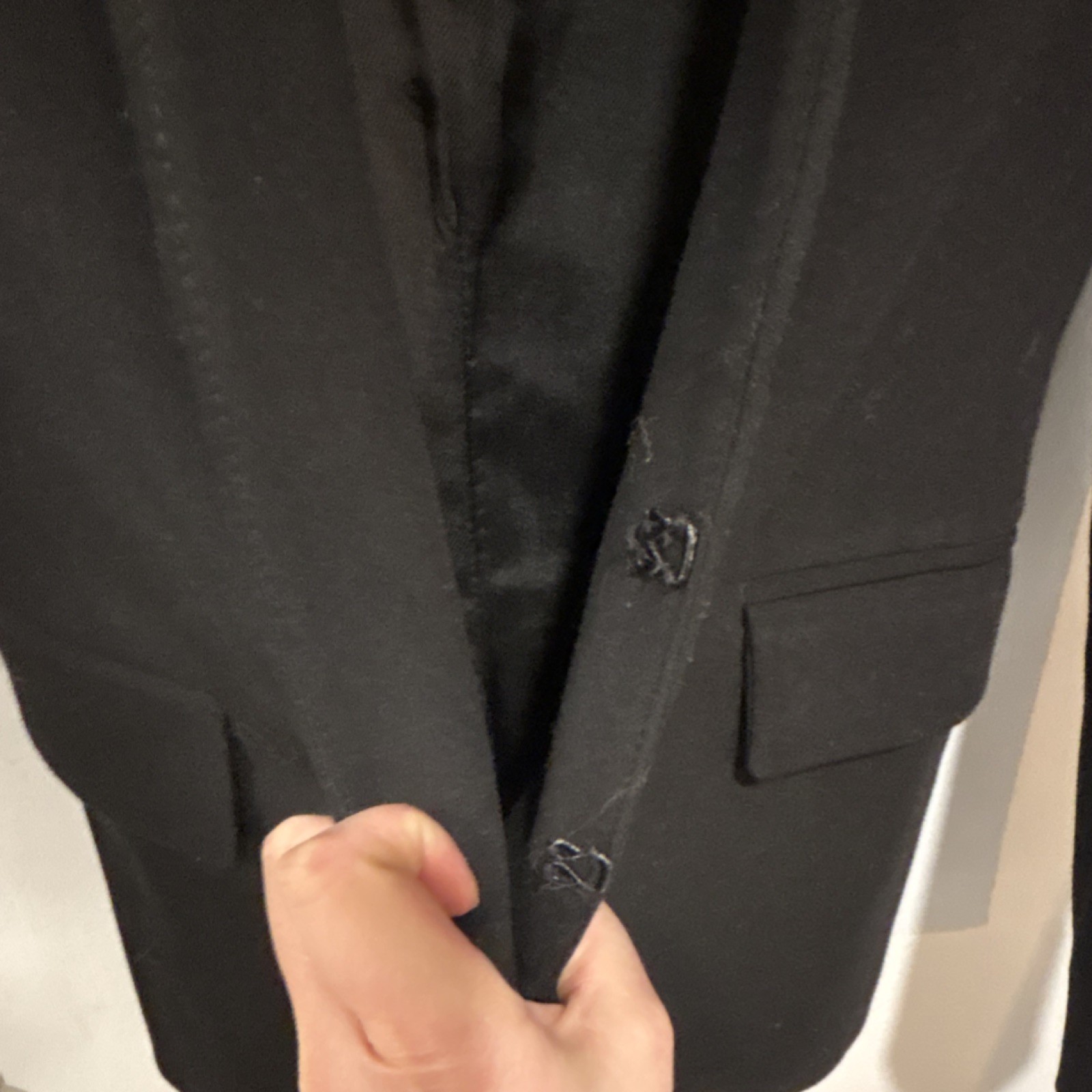 ZARA BASIC Black Single-Breasted Blazer Lined  Long Sleeve Regular thumbnail 3