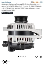 (#219) HONDA/ACURA ALTERNATOR - AEAGLE AEALT048-025 OPEN BOX NEW