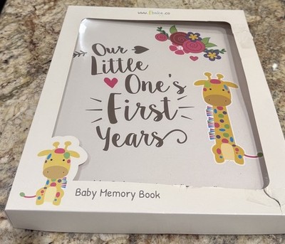 Our Little One s First Years - Baby Memory Book Keepsake Scrapbook New in Box