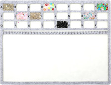 Rectangle Felt Beading Mat, Felt Bead Design Boards Beading Trays Boards with Su