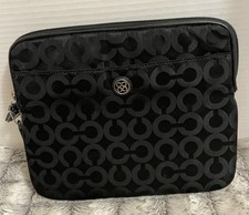 Coach Signature Logo C iPad Sleeve Padded Case 14