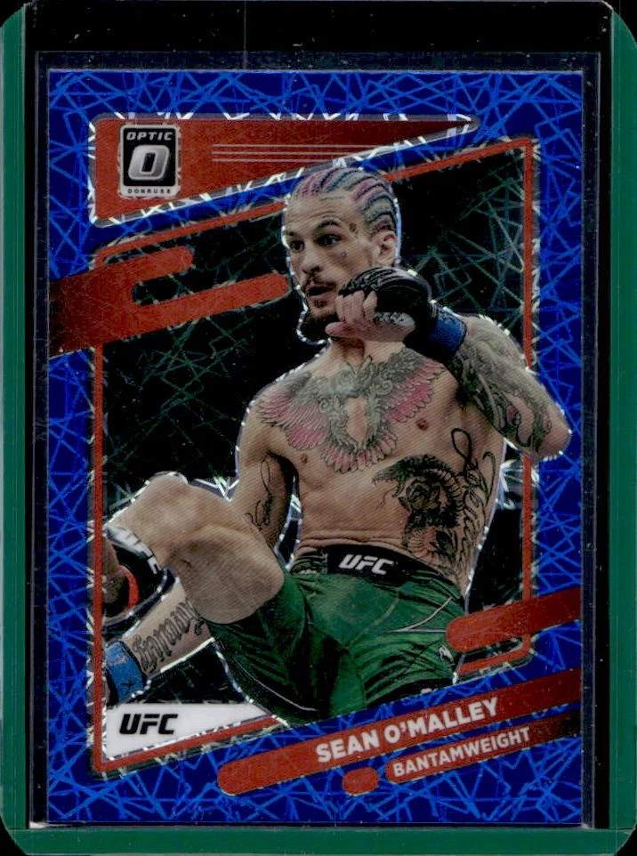 2022 Donruss Optic UFC Sean O'Malley Blue Velocity Prizm #9
