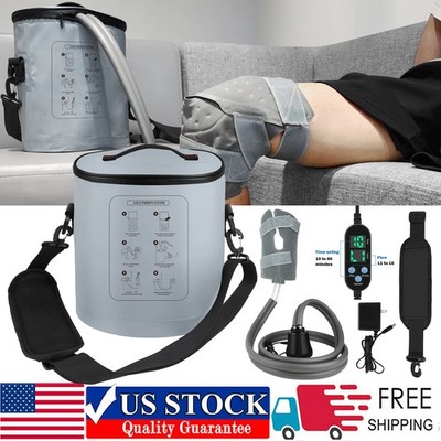 Cold Therapy Machine w Programmable Timer Portable Ice Machine For Knee Recovery