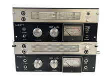 SET OF TWO Vintage Akai M8 Monoblock Tube Amplifiers For Parts/Repair