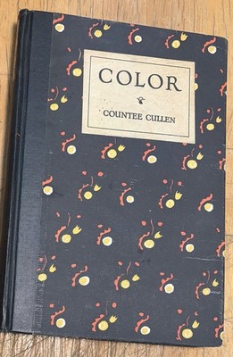 1925 COLOR COUNTEE CULLEN HARLEM RENAISSANCE POETRY BOOK HB 1ST ED