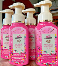4 FOUR MILK BAR BIRTHDAY CAKE Foaming Hand SOAP Bath and  Body Works